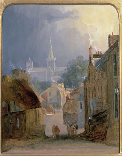 Old Glasgow, 1840 by Horatio McCulloch